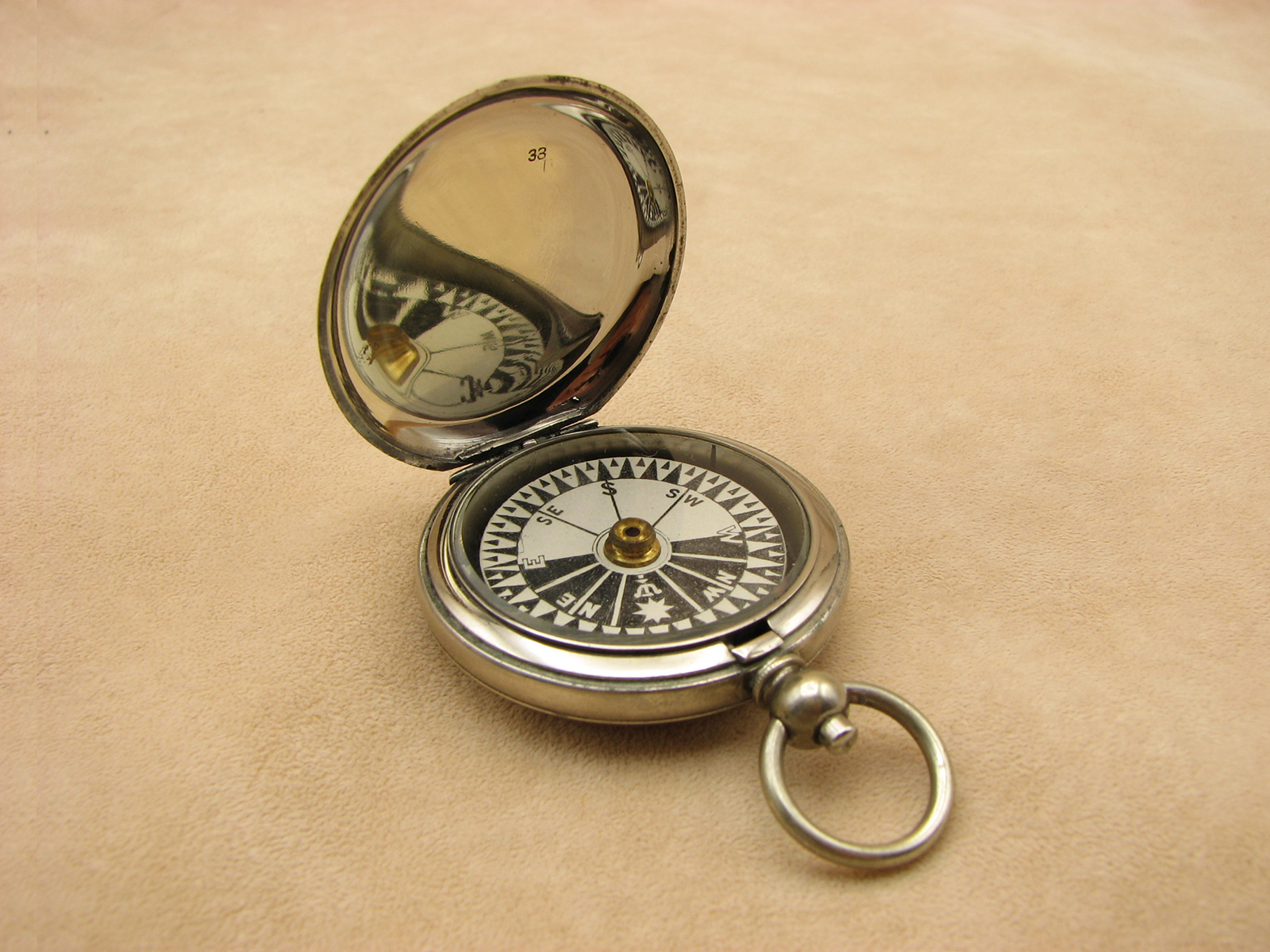 Rare Short and Mason MK V pocket compass dated 1910